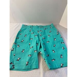 Plugg 32 flex shorts Boston terrier with sunglasses aqua rn #95705‎